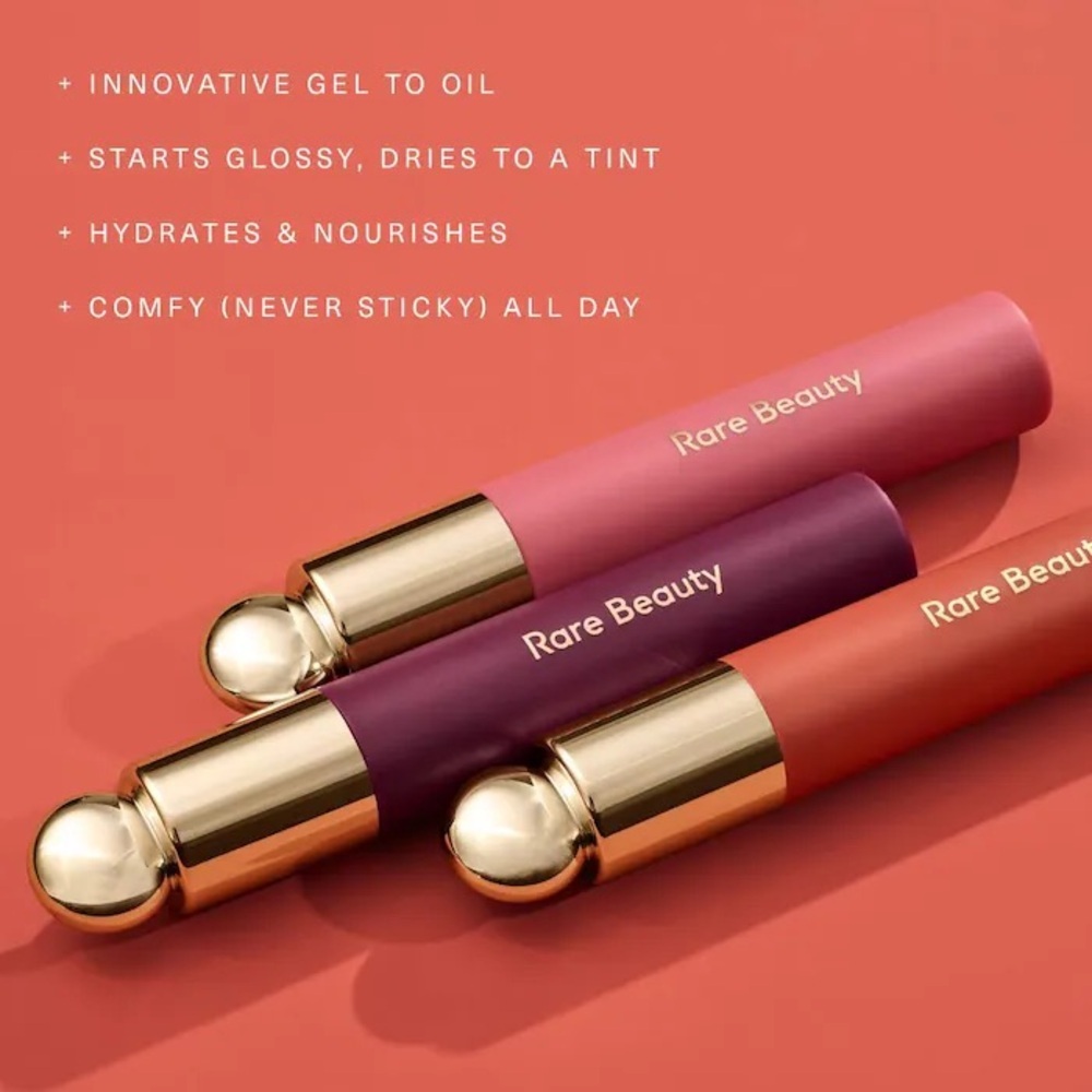 NIB Rare Beauty Soft Pinch Tinted Lip Oil in Hope - Picture 2 of 14